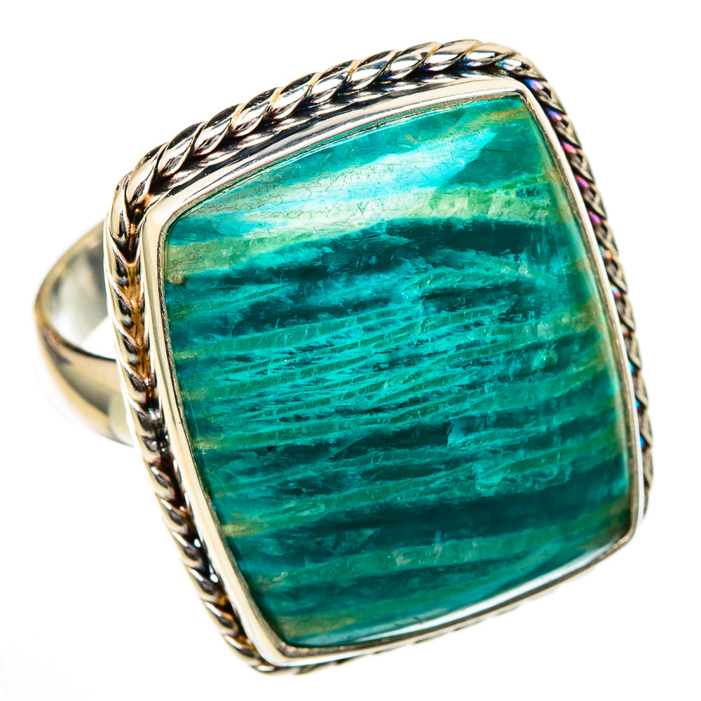 Amazonite Rings handcrafted by Anasilvercos - RING102227 - Photo 2