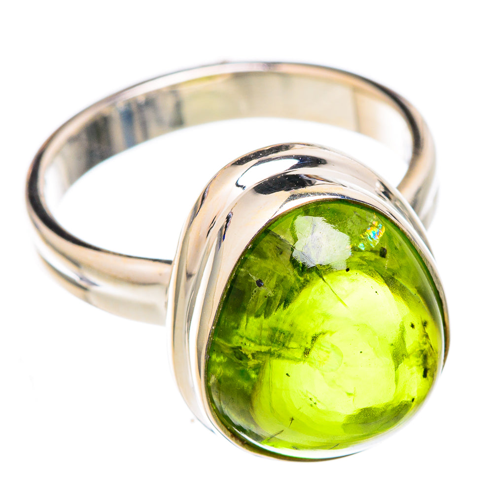 Peridot Rings handcrafted by Anasilvercos - RING102246