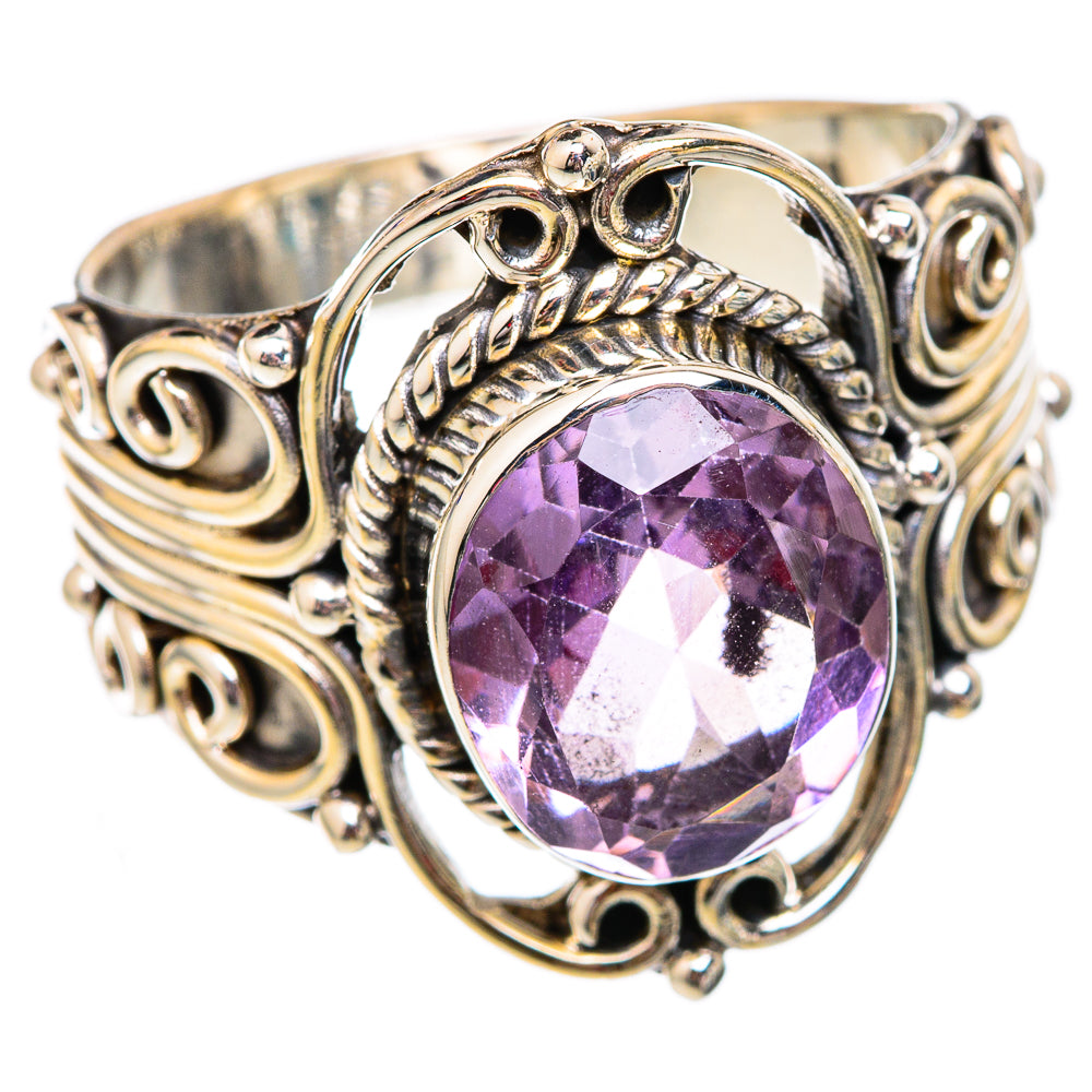Amethyst Rings handcrafted by Anasilvercos - RING102255