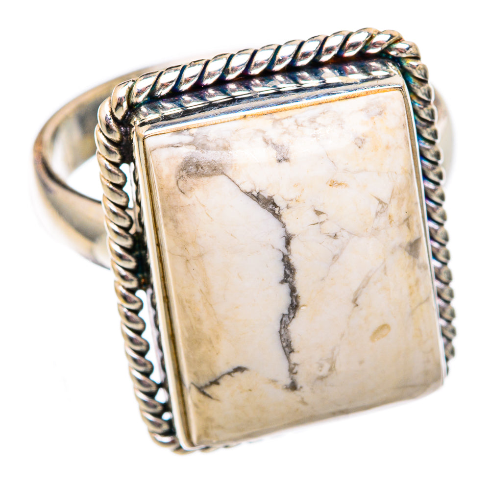 Howlite Rings handcrafted by Anasilvercos - RING102264 - Photo 2