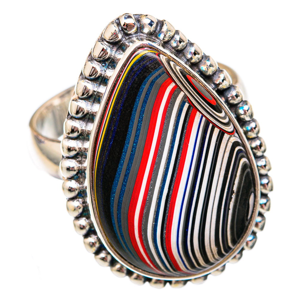 Fordite Rings handcrafted by Anasilvercos - RING102267
