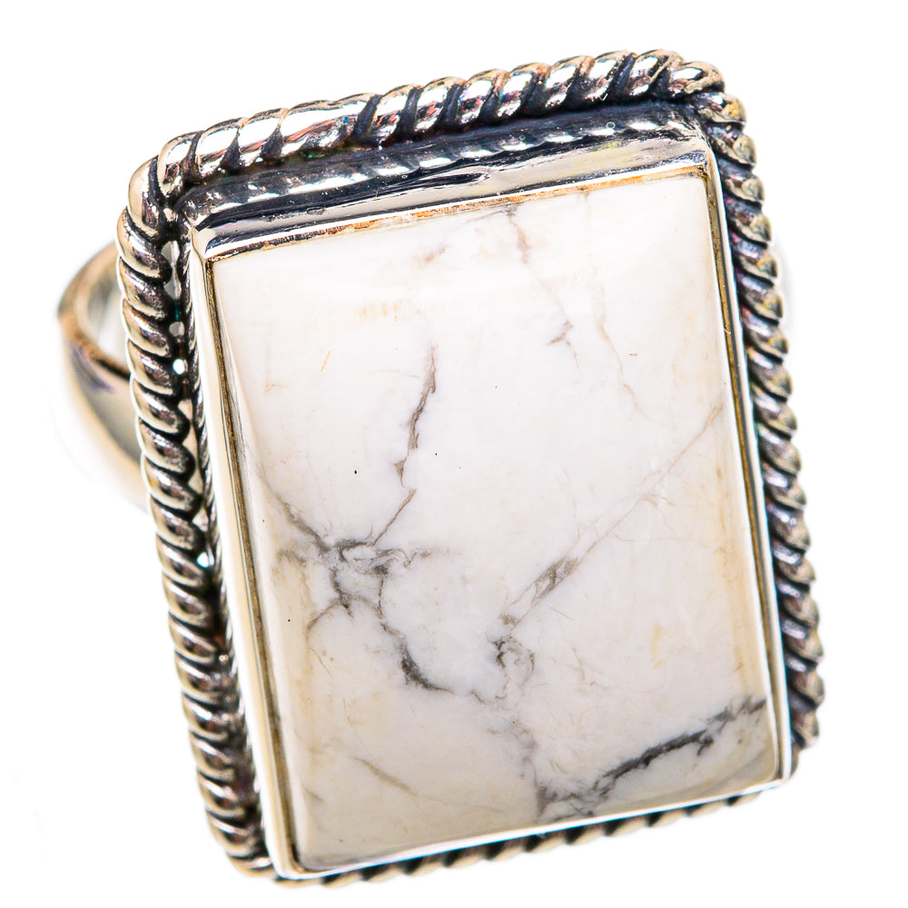 Howlite Rings handcrafted by Anasilvercos - RING102291 - Photo 2