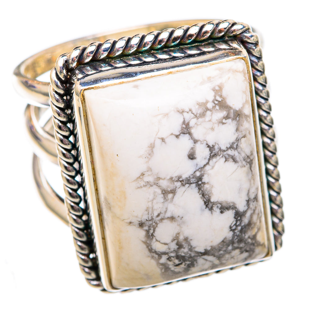 Howlite Rings handcrafted by Anasilvercos - RING102294 - Photo 2