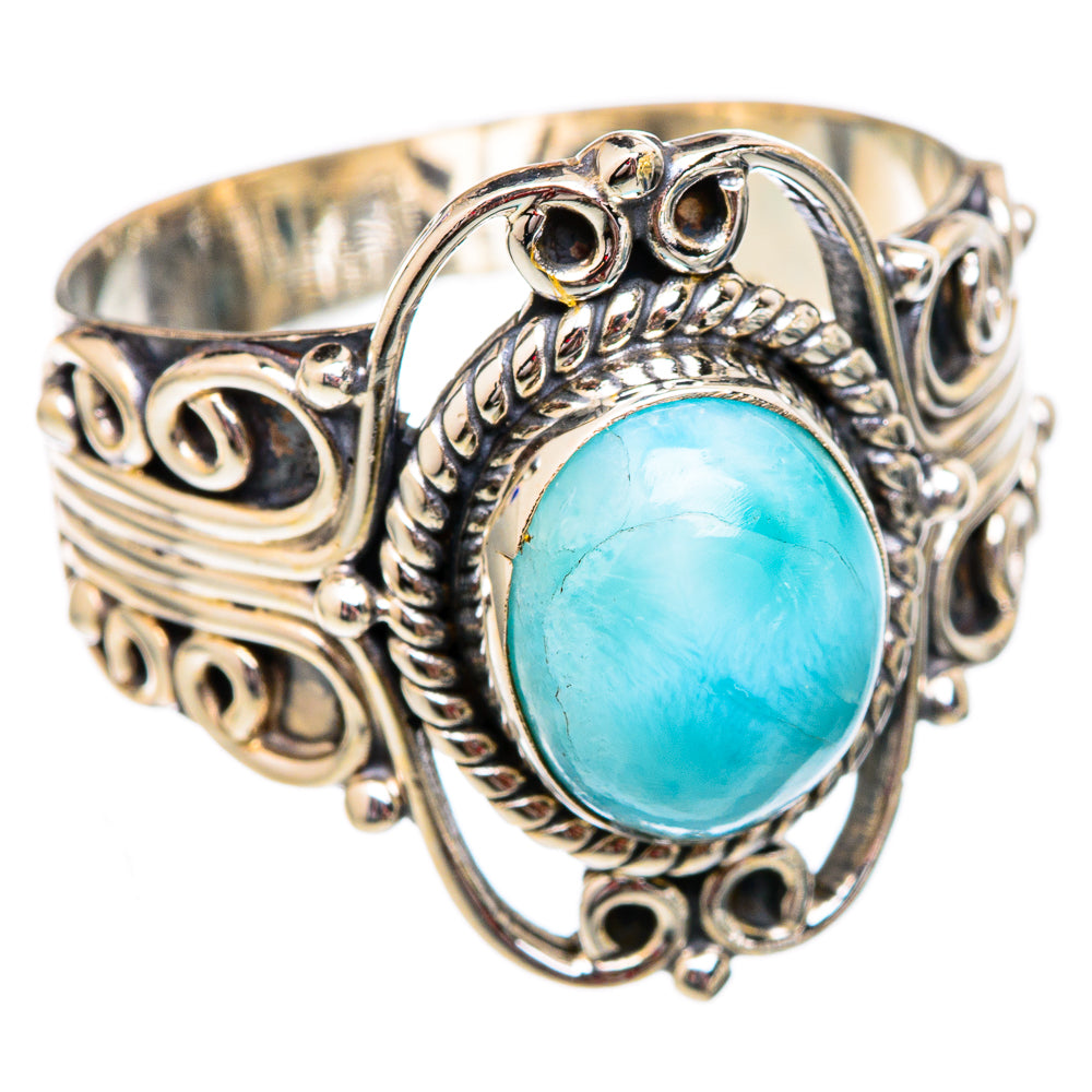 Larimar Rings handcrafted by Anasilvercos - RING102300