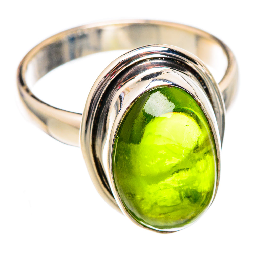 Peridot Rings handcrafted by Anasilvercos - RING102332
