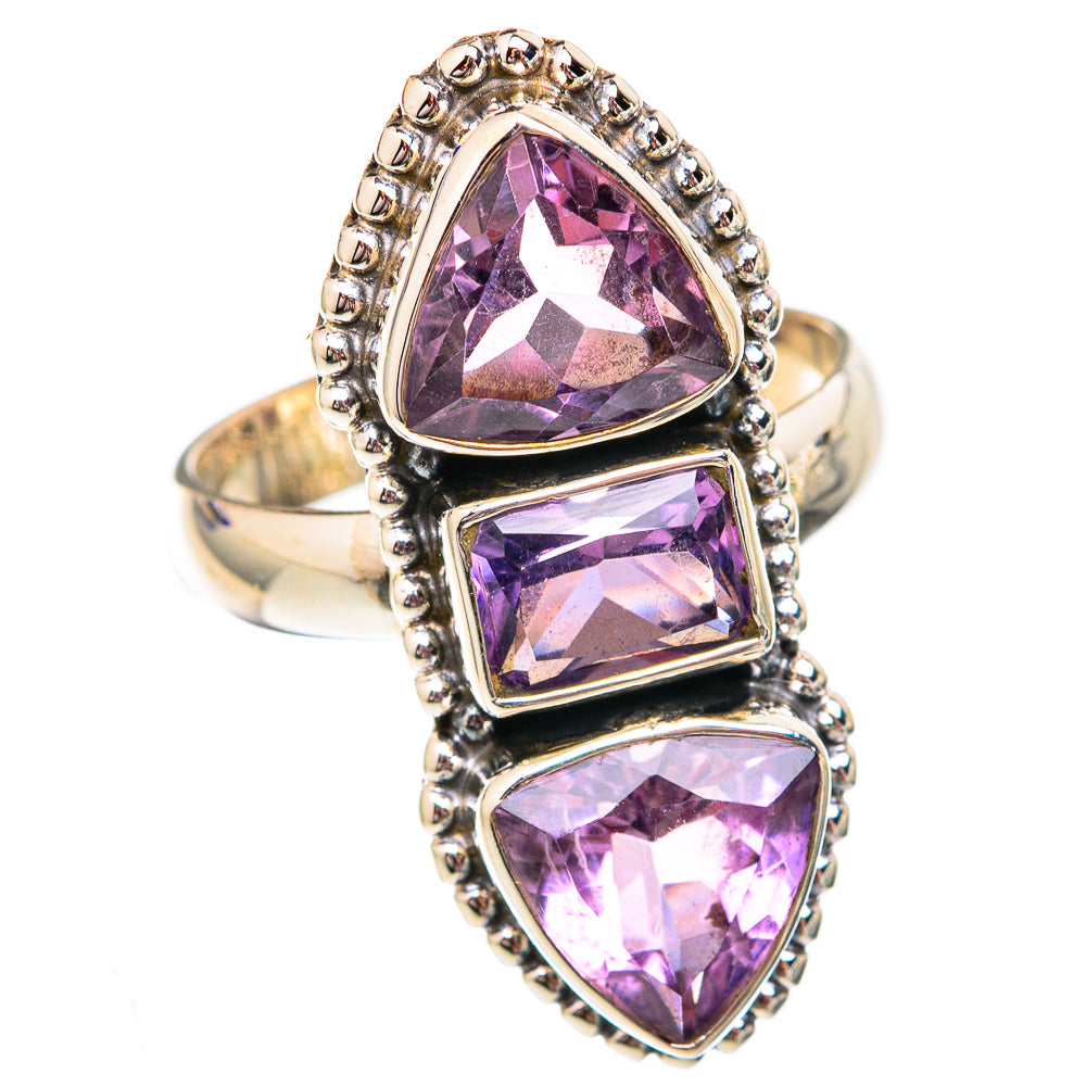 Amethyst Rings handcrafted by Anasilvercos - RING102338 - Photo 2