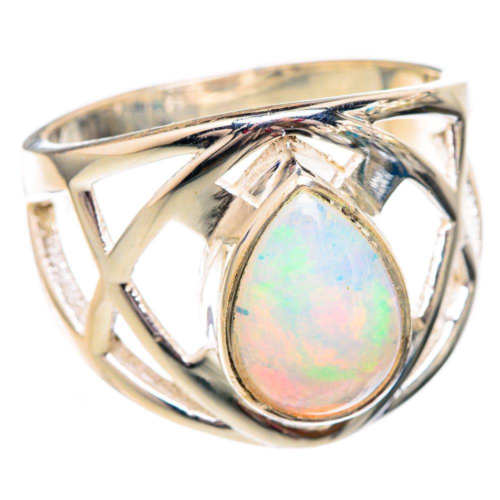 Ethiopian Opal Rings handcrafted by Anasilvercos - RING102347