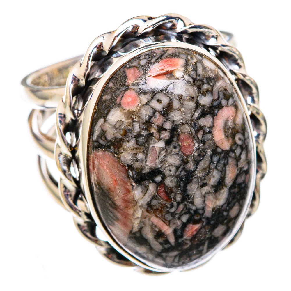 Crinoid Fossil Rings handcrafted by Anasilvercos - RING102355 - Photo 2