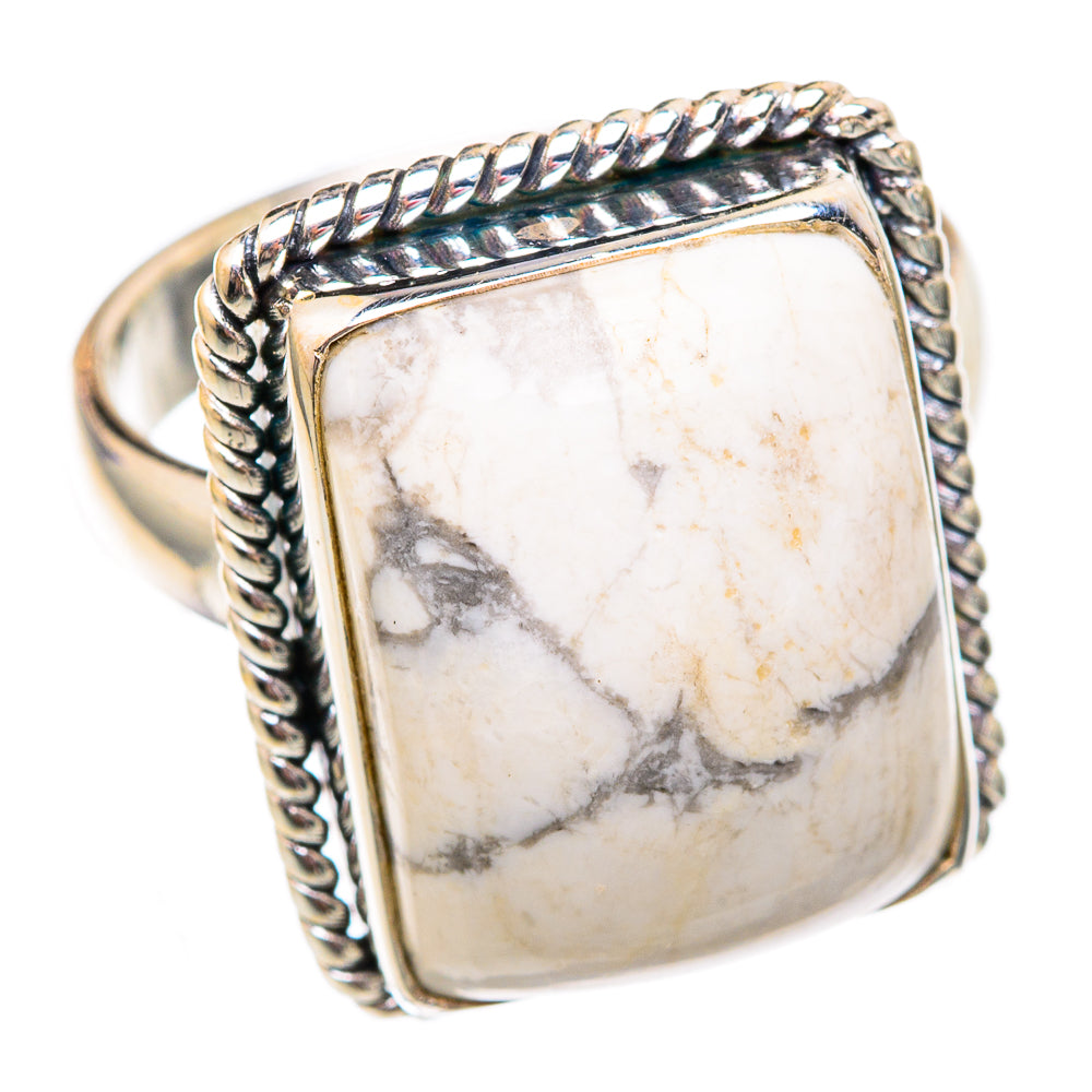 Howlite Rings handcrafted by Anasilvercos - RING102362 - Photo 2
