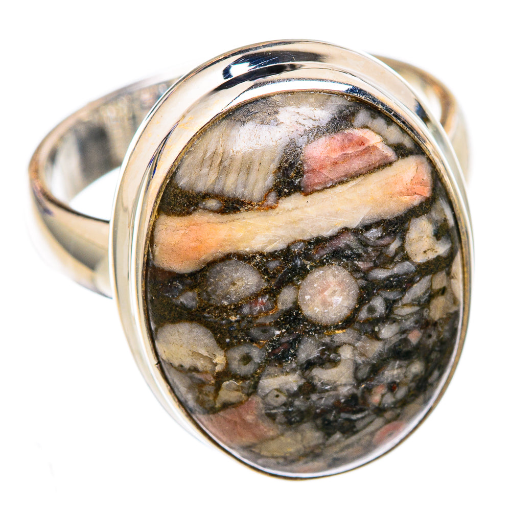 Crinoid Fossil Rings handcrafted by Anasilvercos - RING102375 - Photo 2