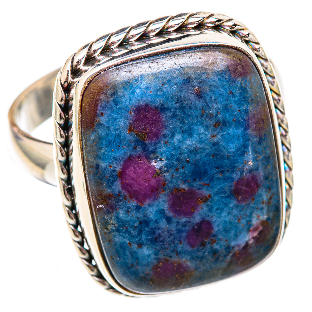 Ruby Fuchsite Rings handcrafted by Anasilvercos - RING102387