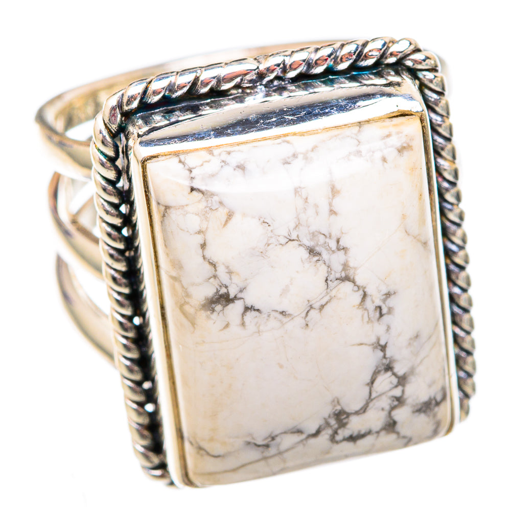 Howlite Rings handcrafted by Anasilvercos - RING102399 - Photo 2