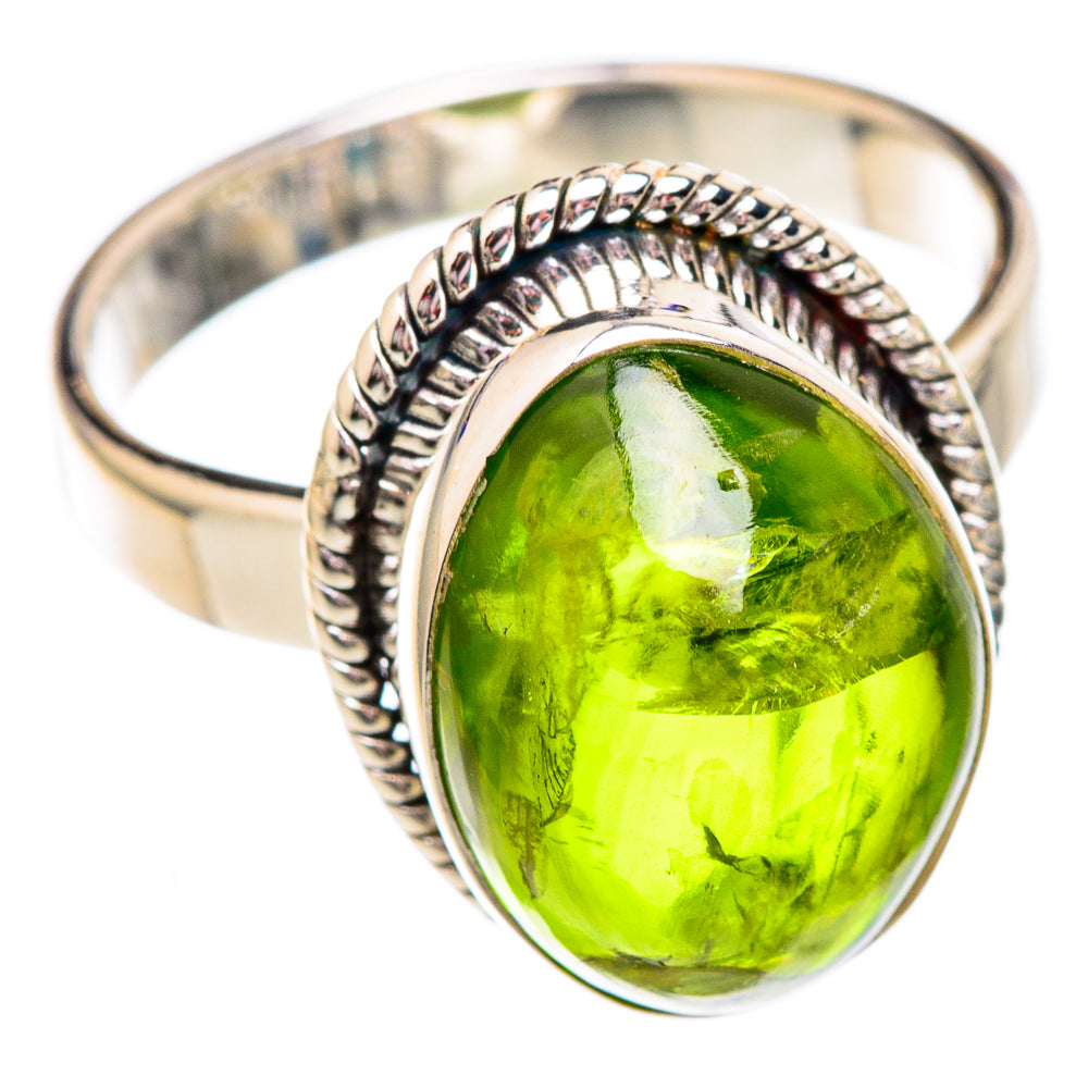 Peridot Rings handcrafted by Anasilvercos - RING102409