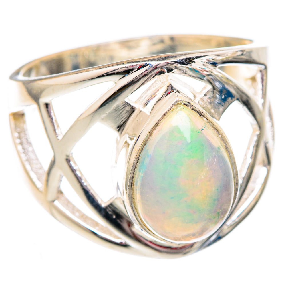 Ethiopian Opal Rings handcrafted by Anasilvercos - RING102423