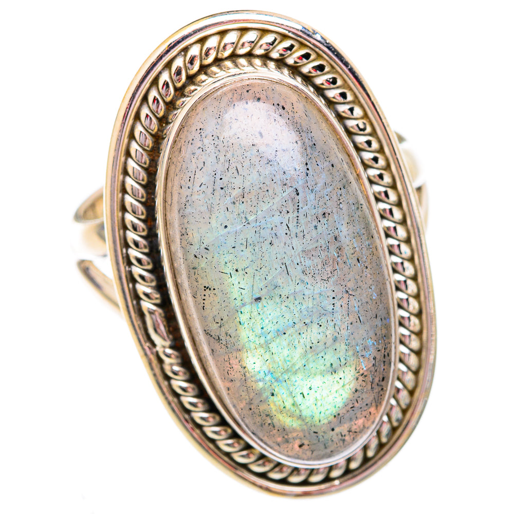 Labradorite Rings handcrafted by Anasilvercos - RING102429 - Photo 2