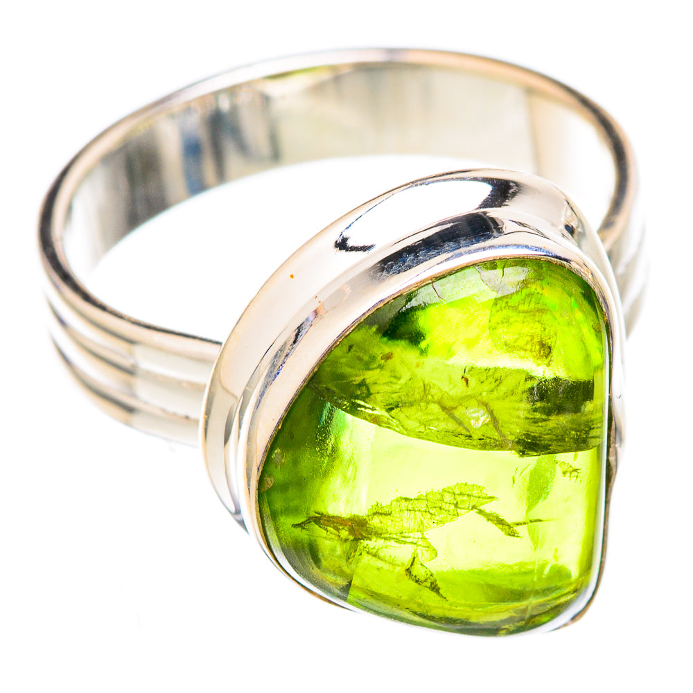 Peridot Rings handcrafted by Anasilvercos - RING102430