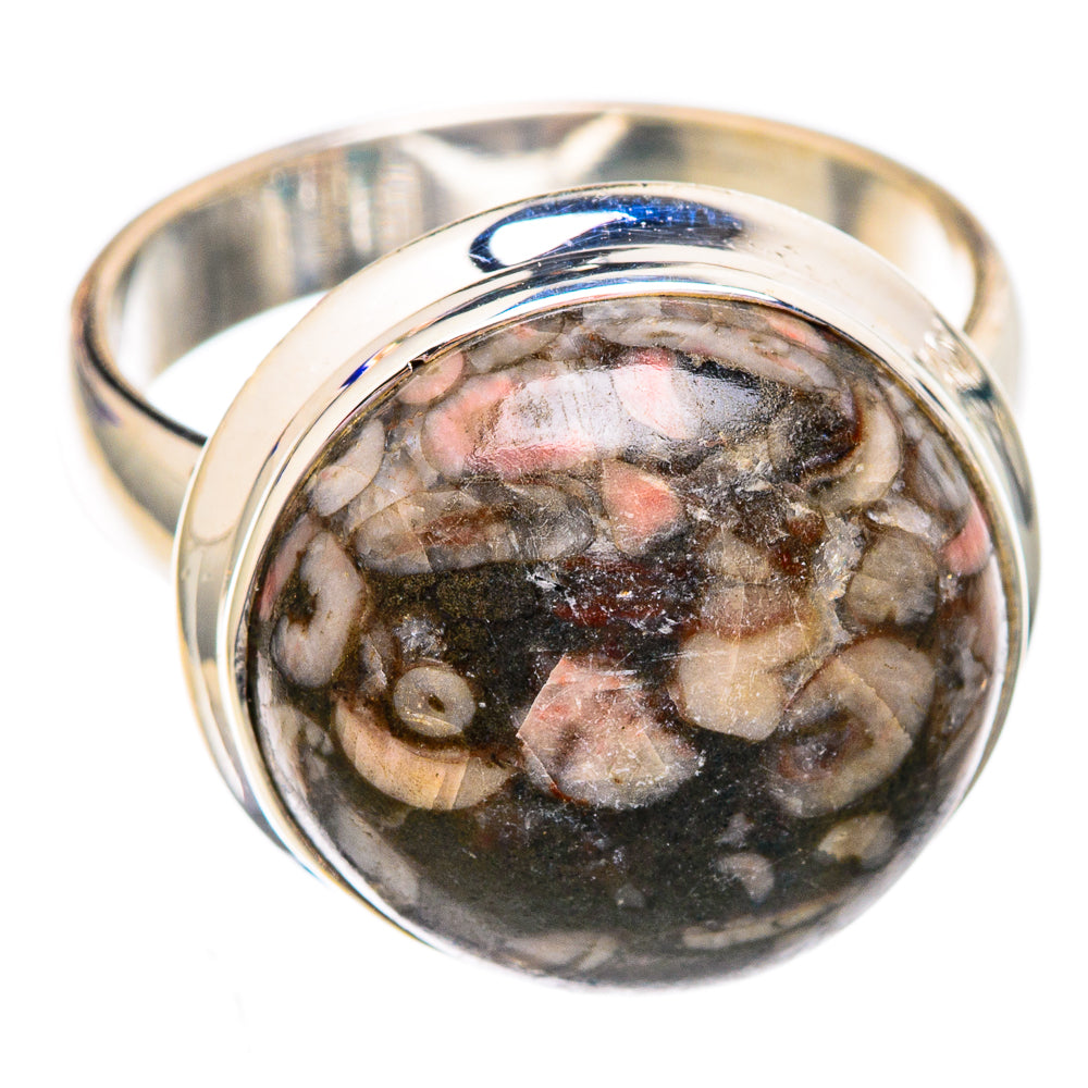 Crinoid Fossil Rings handcrafted by Anasilvercos - RING102432 - Photo 2
