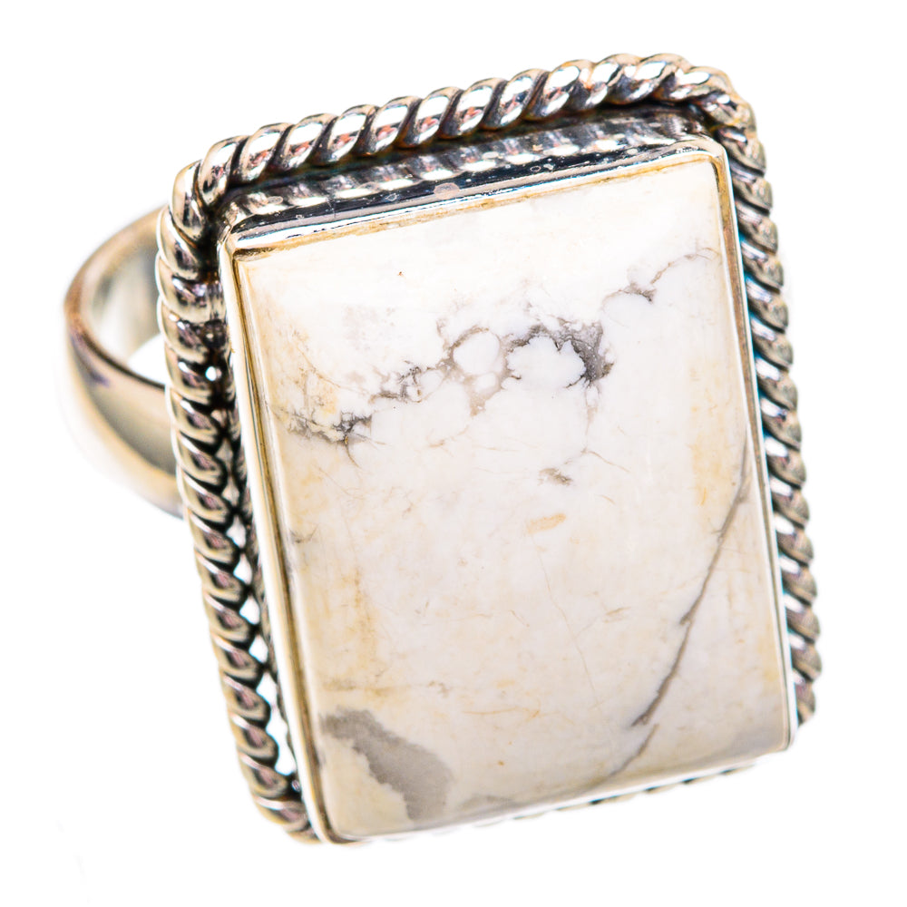 Howlite Rings handcrafted by Anasilvercos - RING102438 - Photo 2