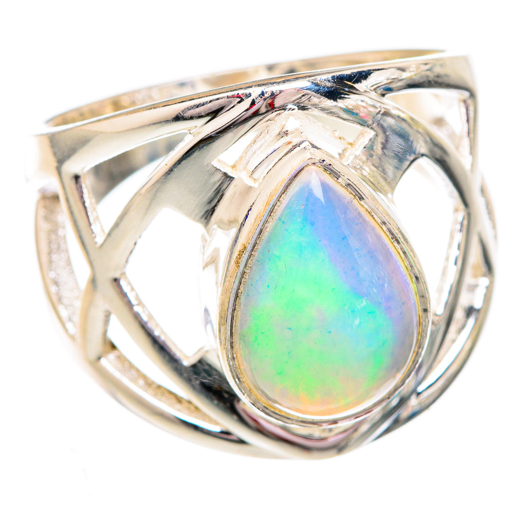 Ethiopian Opal Rings handcrafted by Anasilvercos - RING102440