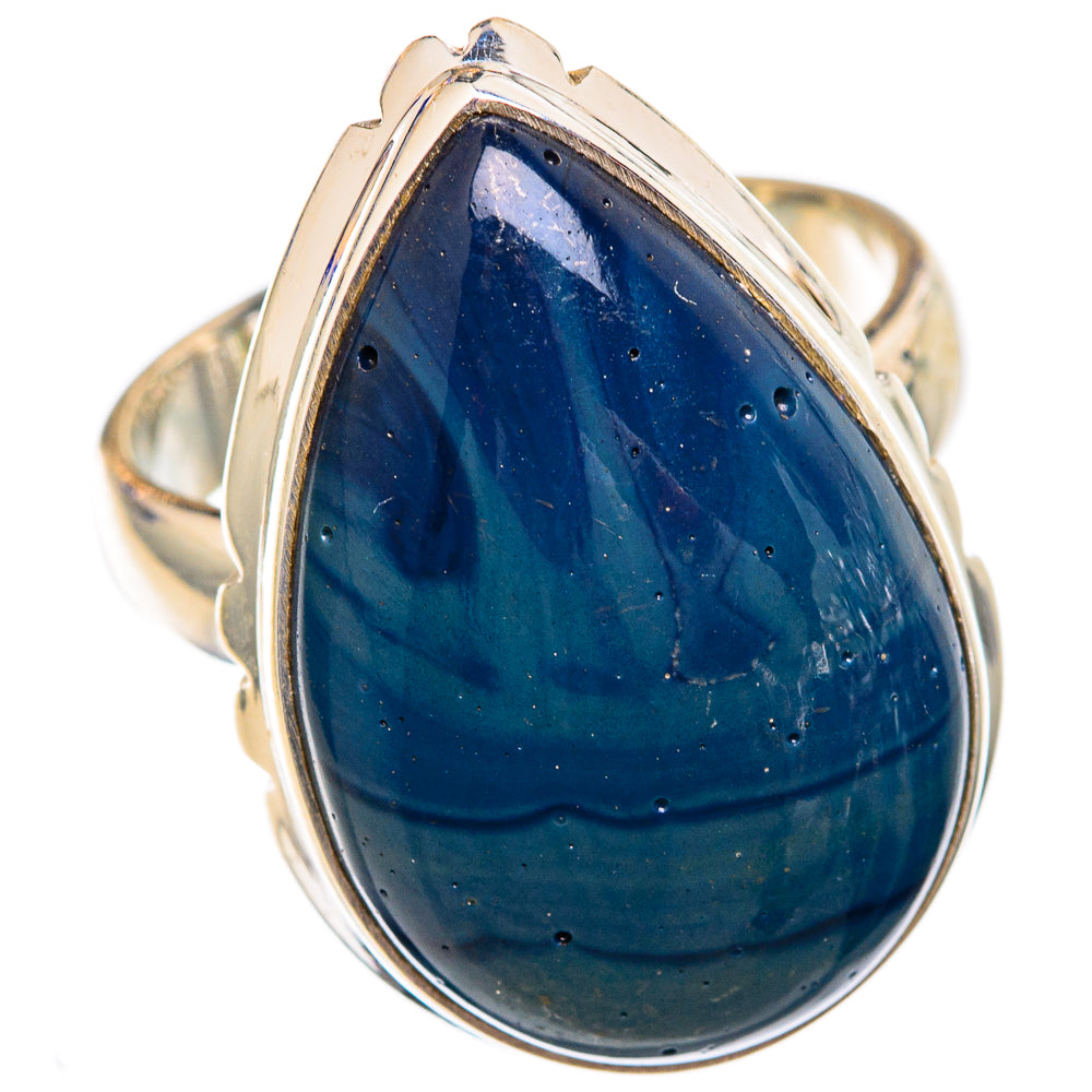 Blue Jasper Rings handcrafted by Anasilvercos - RING102446 - Photo 2