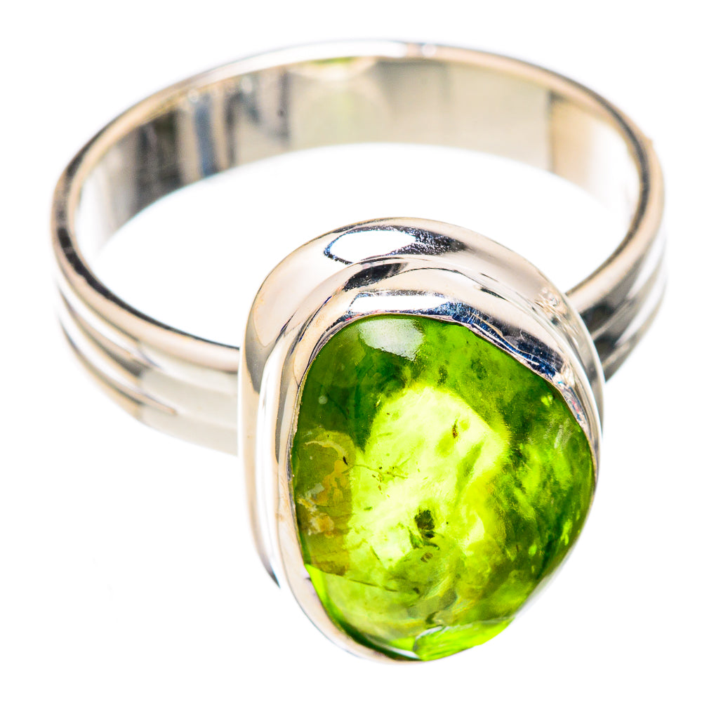 Peridot Rings handcrafted by Anasilvercos - RING102447