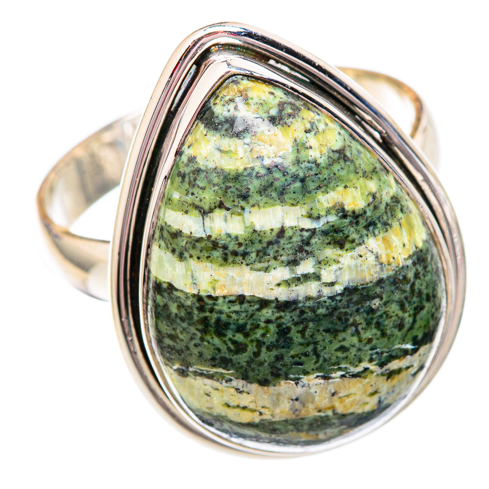 Lizard Jasper Rings handcrafted by Anasilvercos - RING102448 - Photo 2