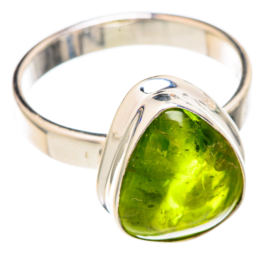 Peridot Rings handcrafted by Anasilvercos - RING102449