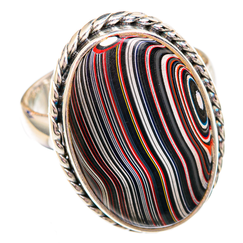 Fordite Rings handcrafted by Anasilvercos - RING102451