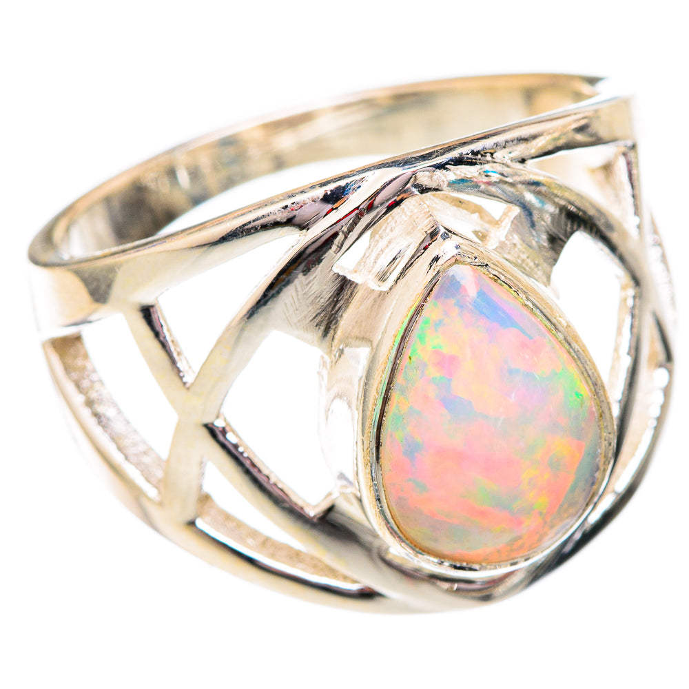 Ethiopian Opal Rings handcrafted by Anasilvercos - RING102459