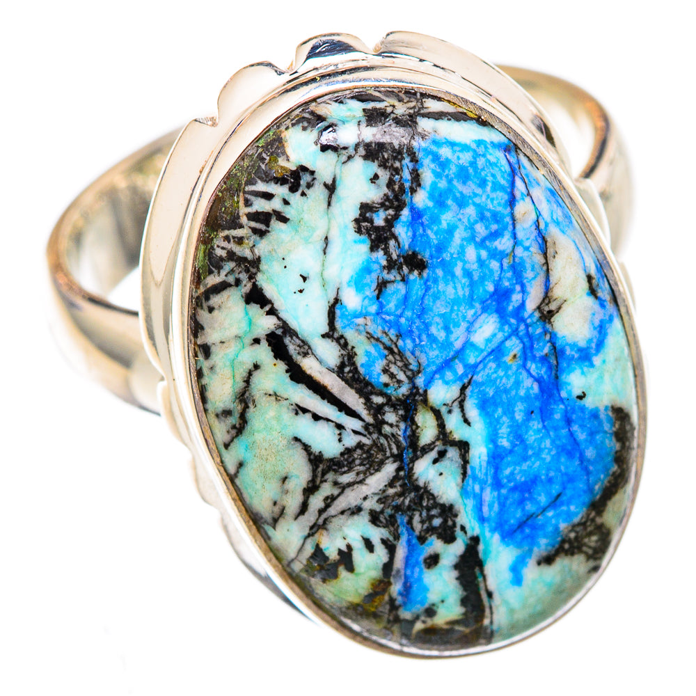 Blue Jasper Rings handcrafted by Anasilvercos - RING102462