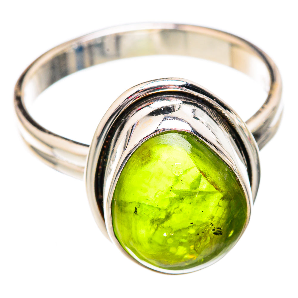Peridot Rings handcrafted by Anasilvercos - RING102463