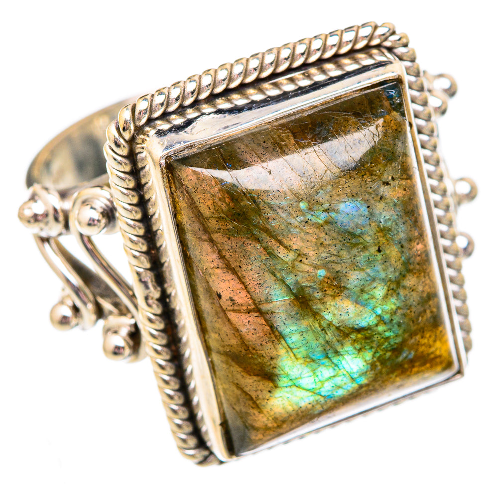 Labradorite Rings handcrafted by Anasilvercos - RING102464