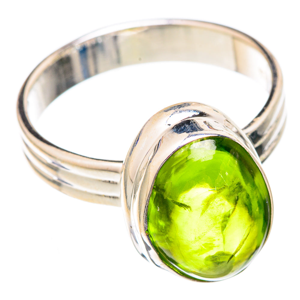 Peridot Rings handcrafted by Anasilvercos - RING102465