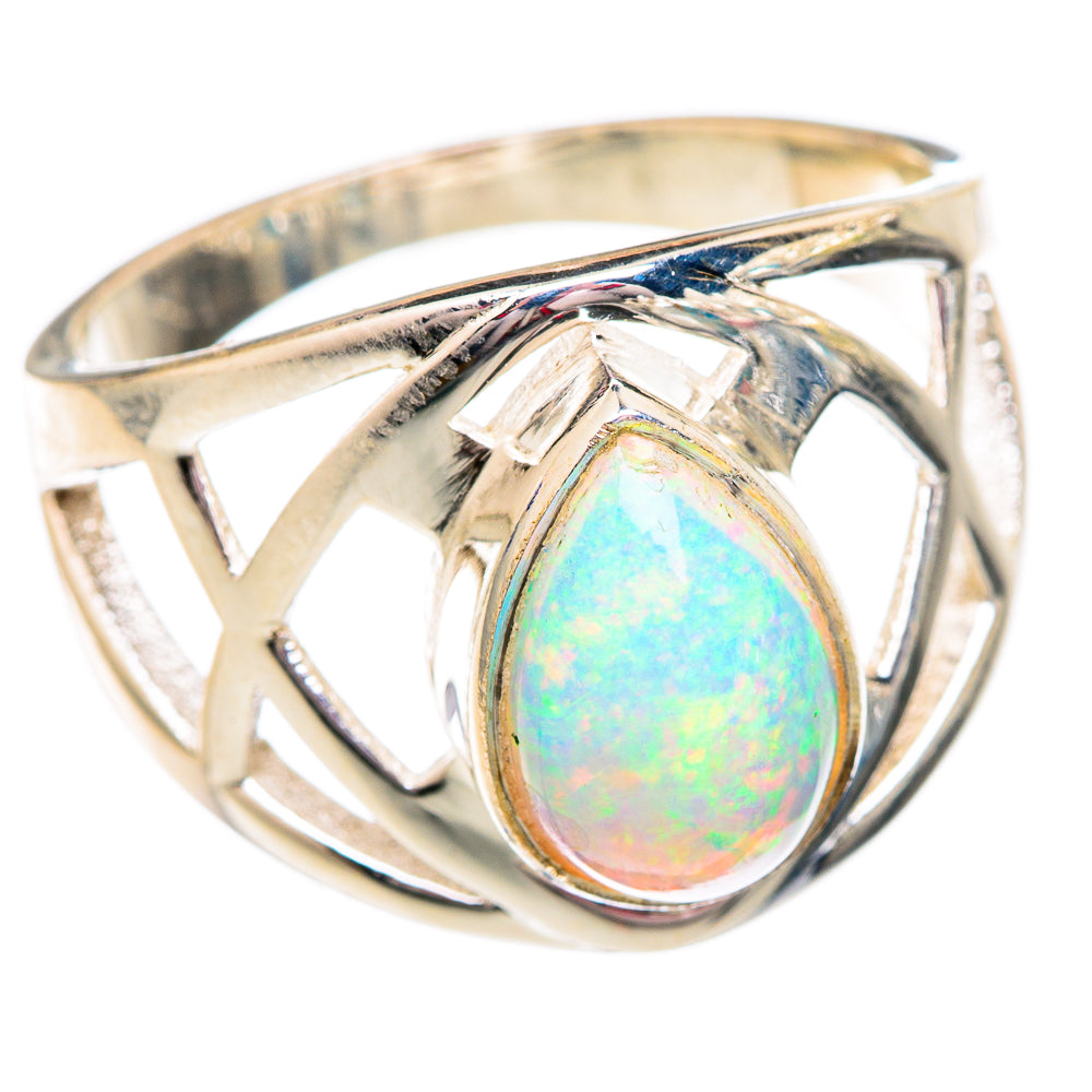 Ethiopian Opal Rings handcrafted by Anasilvercos - RING102488