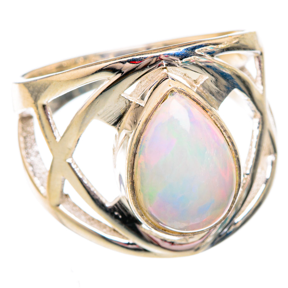 Ethiopian Opal Rings handcrafted by Anasilvercos - RING102512