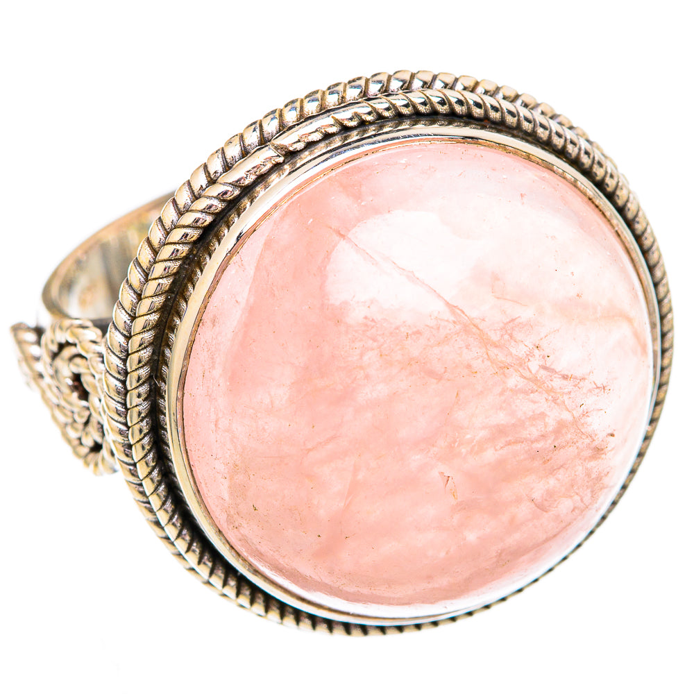 Rose Quartz Rings handcrafted by Anasilvercos - RING102556 - Photo 2