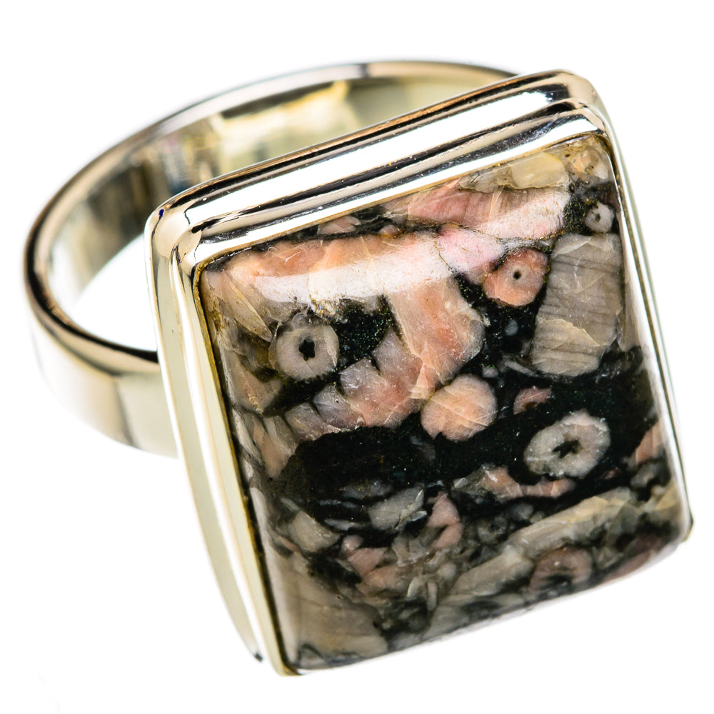 Crinoid Fossil Rings handcrafted by Anasilvercos - RING102573 - Photo 2