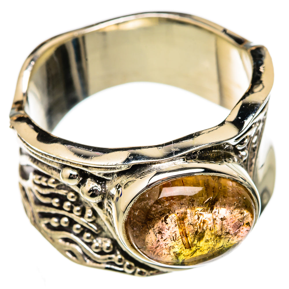 Watermelon Tourmaline Rings handcrafted by Anasilvercos - RING102600