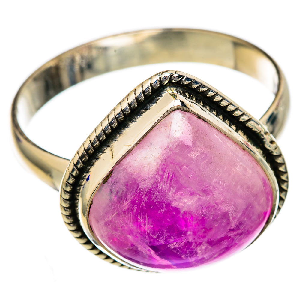 Pink Moonstone Rings handcrafted by Anasilvercos - RING102601 - Photo 2