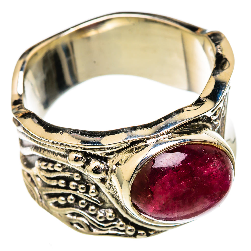 Pink Tourmaline Rings handcrafted by Anasilvercos - RING102645