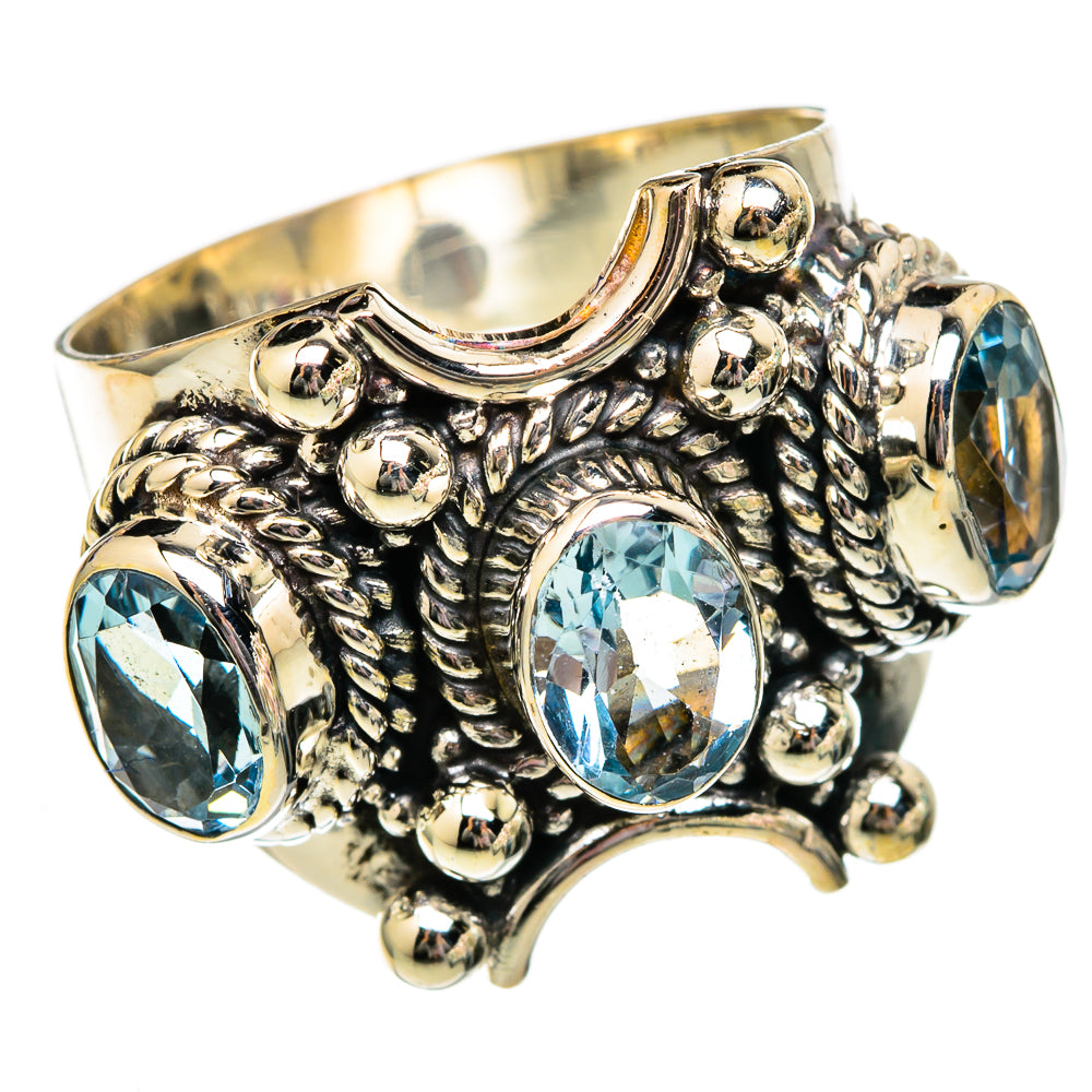 Blue Topaz Rings handcrafted by Anasilvercos - RING102656 - Photo 2