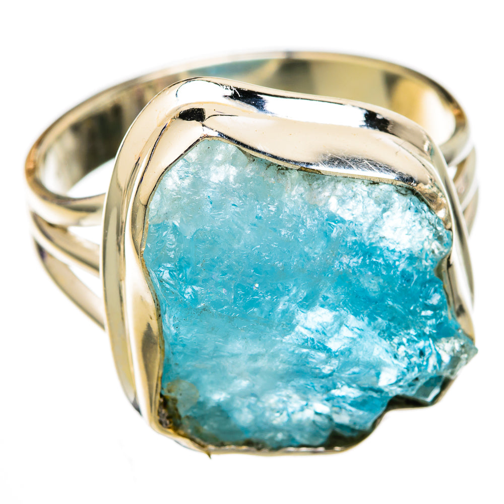 Aquamarine Rings handcrafted by Anasilvercos - RING102671 - Photo 2