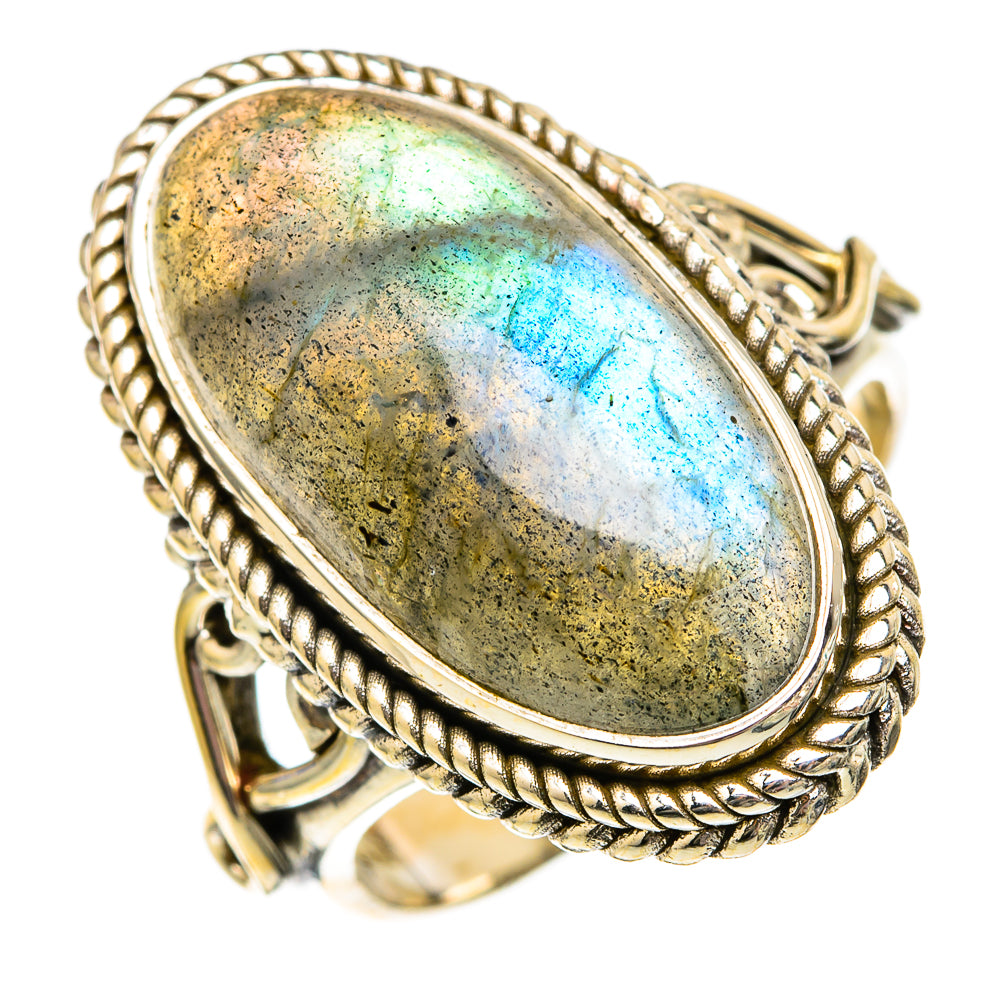Labradorite Rings handcrafted by Anasilvercos - RING102672