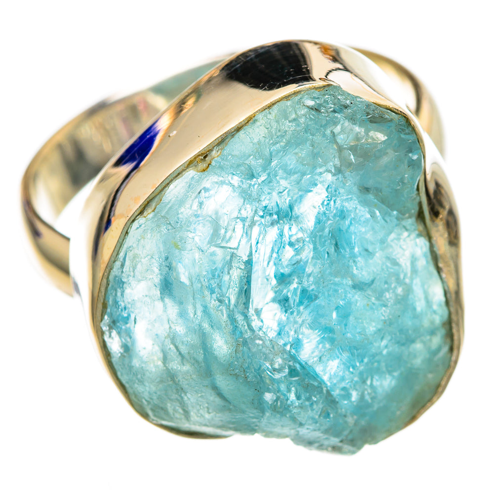 Aquamarine Rings handcrafted by Anasilvercos - RING102685 - Photo 2