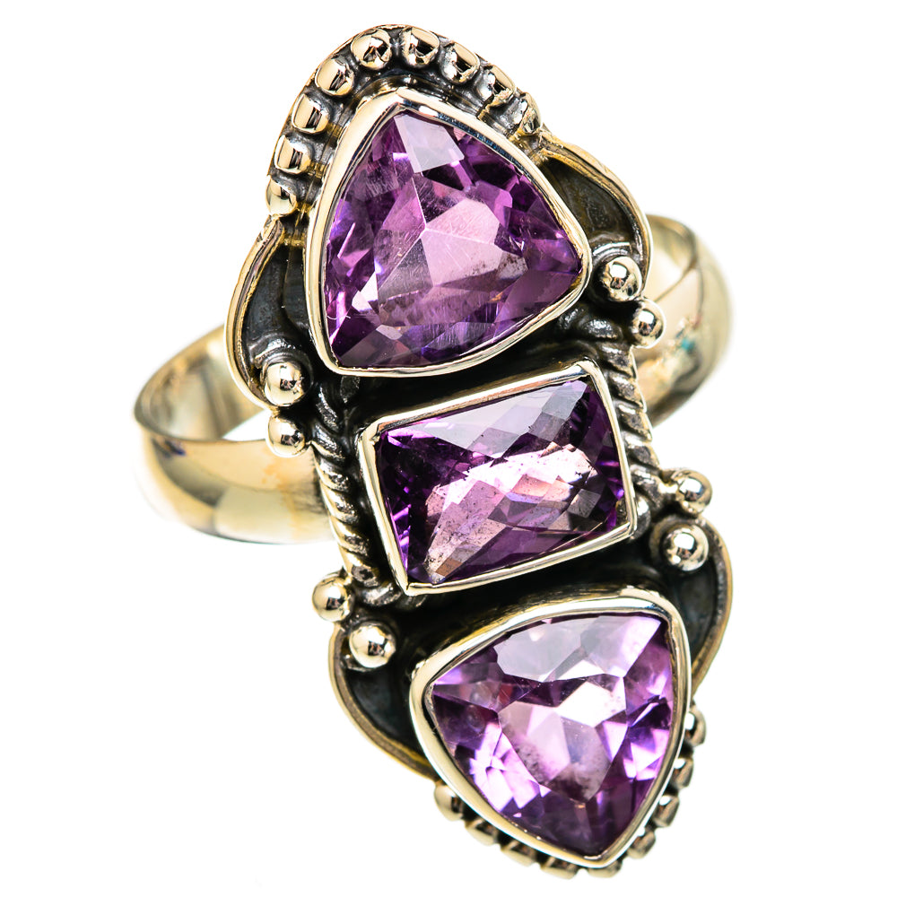 Amethyst Rings handcrafted by Anasilvercos - RING102712 - Photo 2