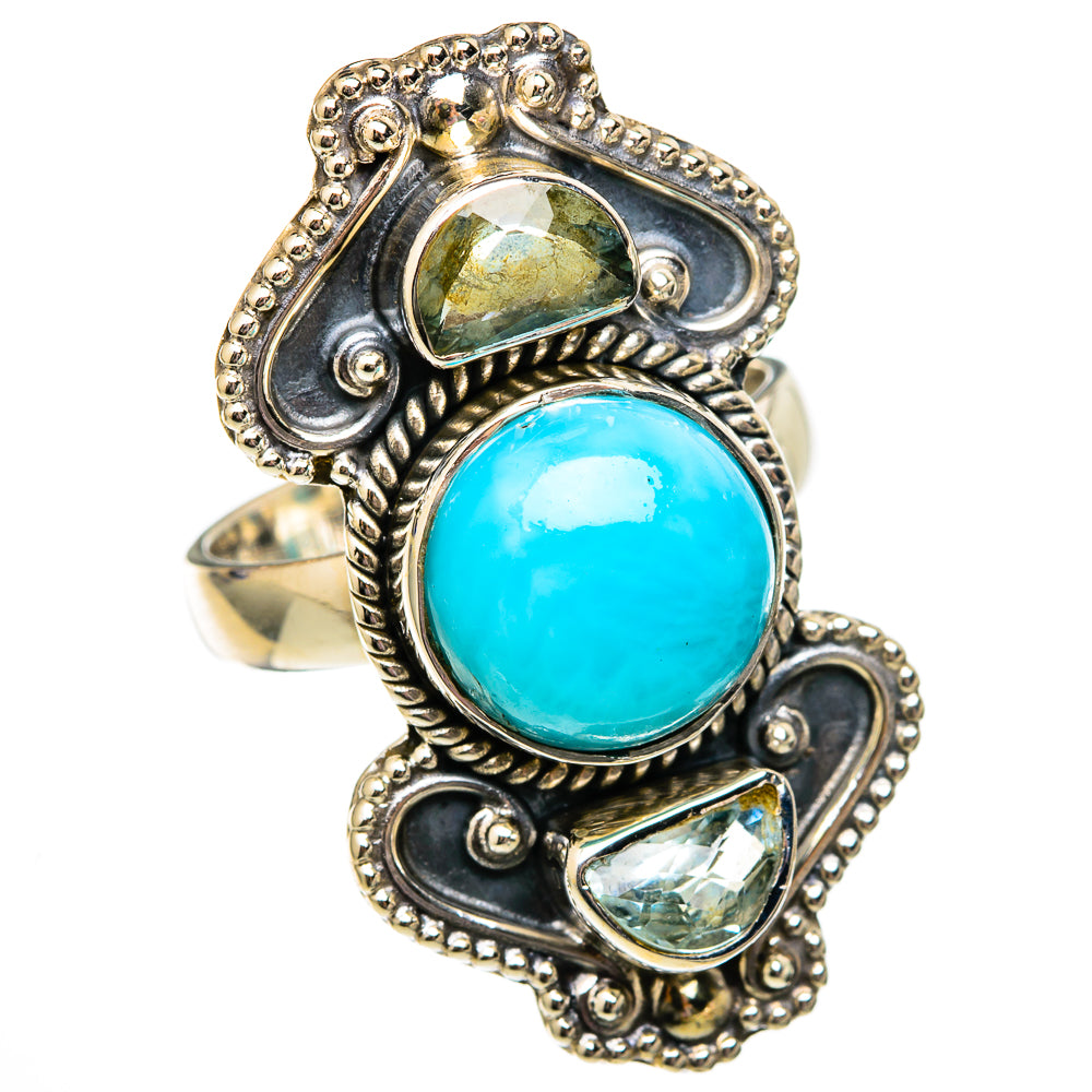 Larimar Rings handcrafted by Anasilvercos - RING102722 - Photo 2