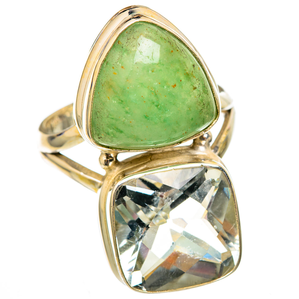 Prehnite Rings handcrafted by Anasilvercos - RING102731
