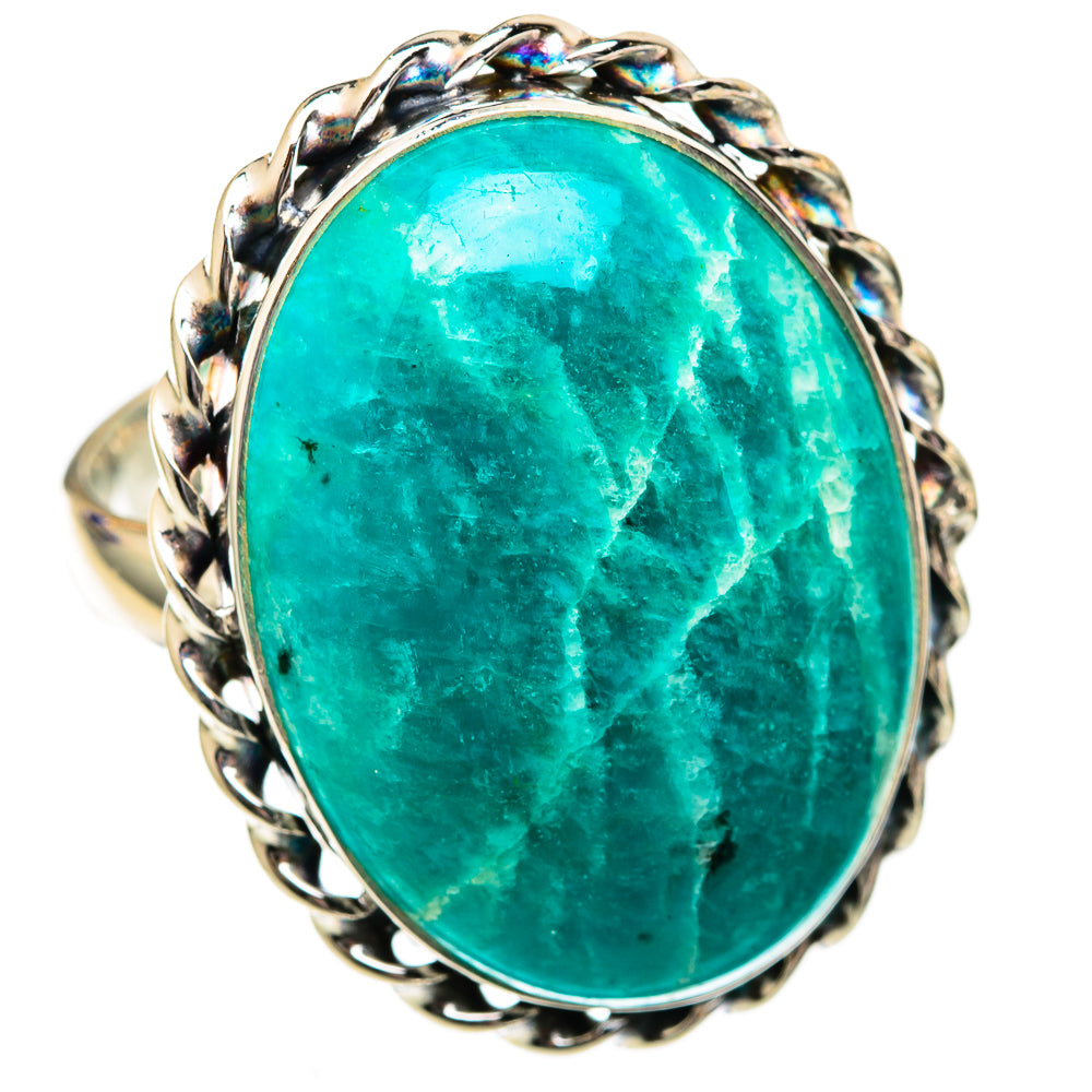 Amazonite Rings handcrafted by Anasilvercos - RING102733 - Photo 2