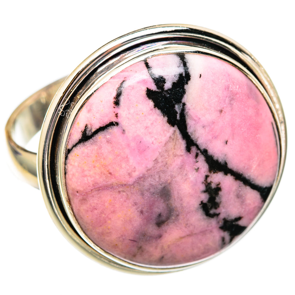 Rhodonite Rings handcrafted by Anasilvercos - RING102745