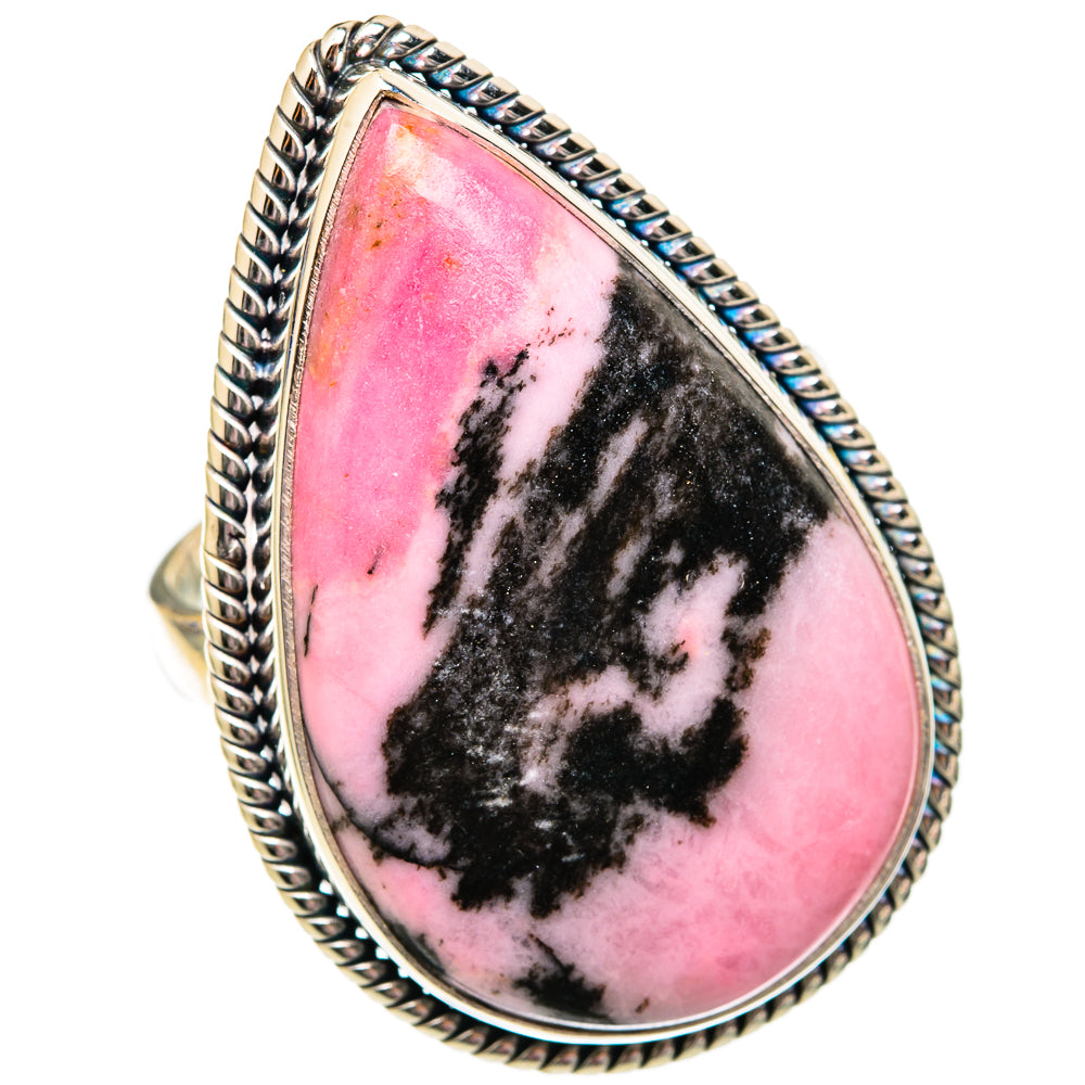 Rhodonite Rings handcrafted by Anasilvercos - RING102746